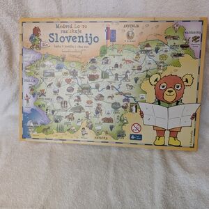 Slovenia Adventure Map Puzzle for Kids